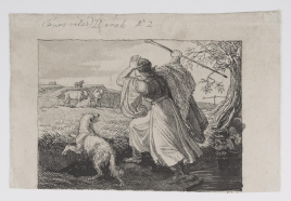 Petőfi Sándor: János vitéz illusztráció II. ének: Jancsi keresi a szétfutott nyájat