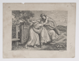 Petőfi Sándor: János vitéz illusztráció IV. ének: Jancsi búcsúja Iluskától