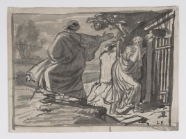 Petőfi Sándor: János vitéz illusztráció IV. ének: Jancsi és Iluska búcsúja