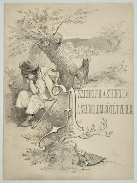 „A szerelem, a szerelem, a szerelem sötét verem” Illusztráció Petőfi Sándor költeményéhez